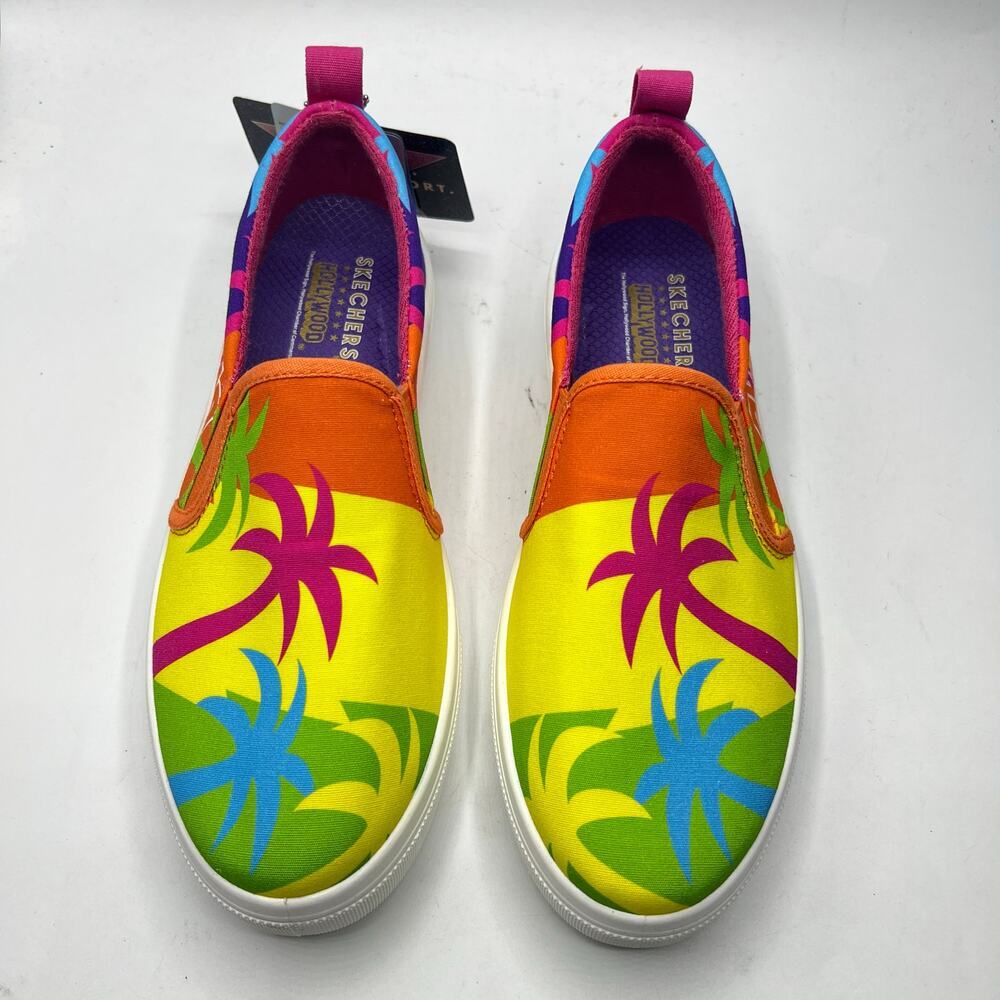 Skechers x Hollywood Women's Poppy Palm Tree Pop Shoes Multicolor Size 8.5